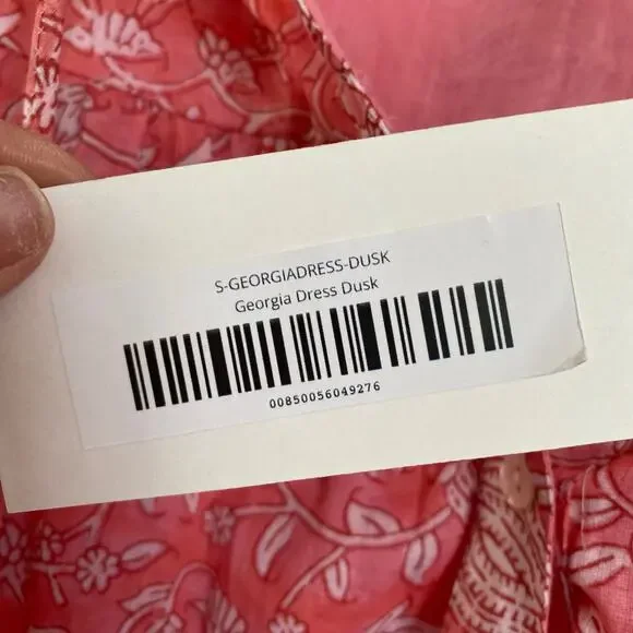 Marea Georgia Dress in a Floral Dusk Pink NWT Size Small - Picture 9 of 12